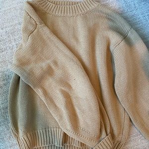 Tan sweater